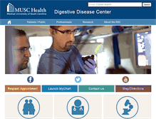 Tablet Screenshot of ddc.musc.edu