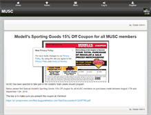 Tablet Screenshot of musc.org